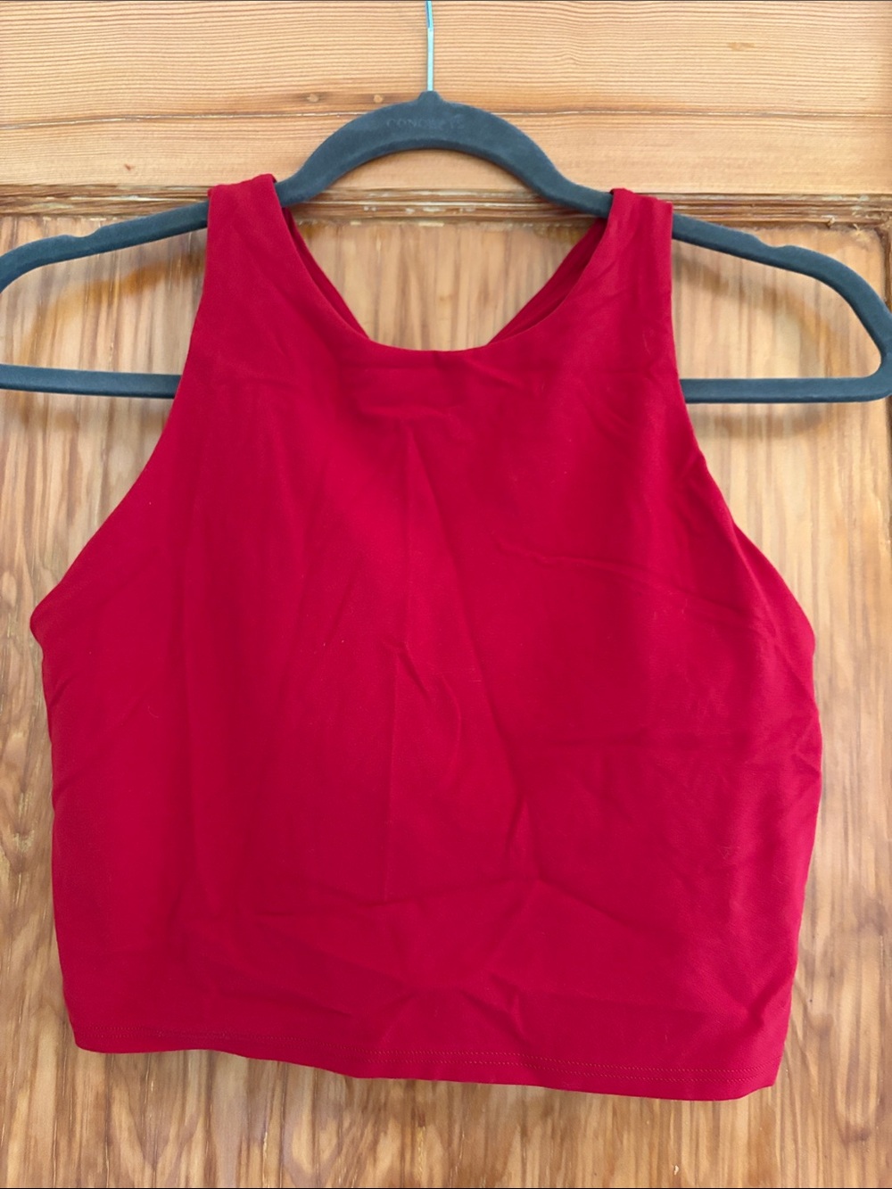 Athleta Red High-neck sports bra